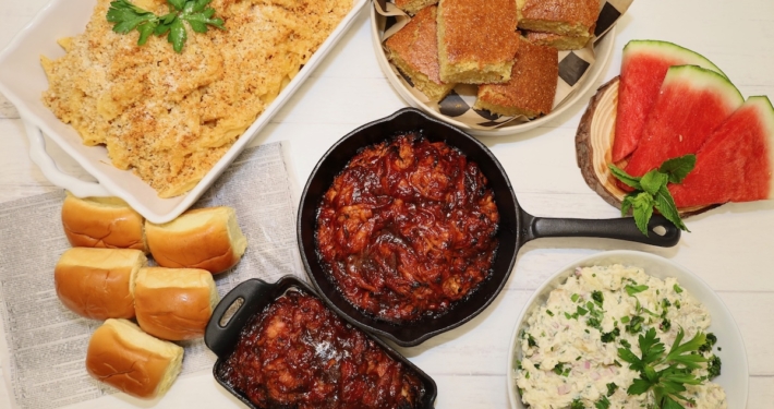 Office catering for team building and large events. Try our mouthwatering summer bbq menu with slow roasted bbq meats and seasonal sides. Perfect for your corporate catering order.