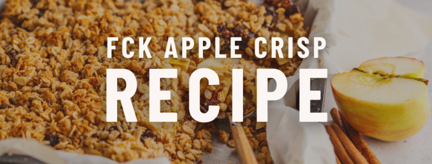 Fall in New England is primetime for our favorite catered dessert, the apple crisp.